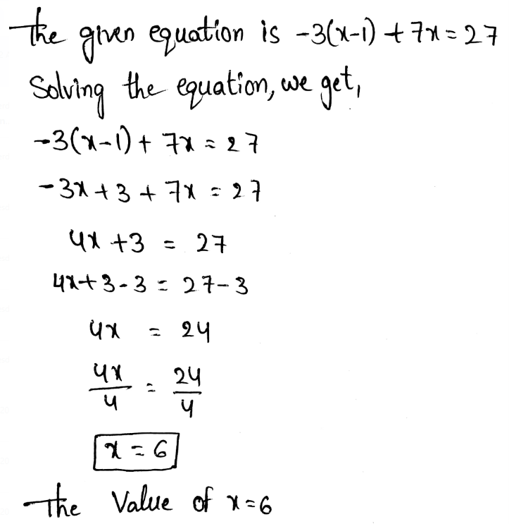 Analyze And Solve Linear Equations Page 100 Exercise 5 Answer