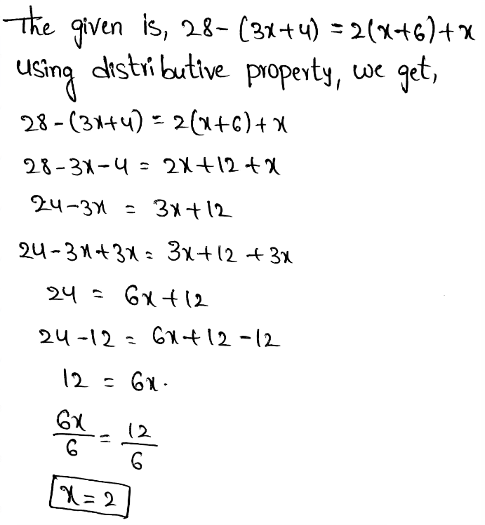 Analyze And Solve Linear Equations Page 101 Exercise 9 Answer
