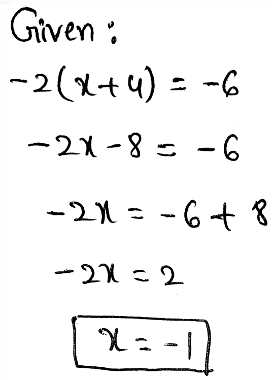 Analyze And Solve Linear Equations Page 102 Exercise 19 Answer
