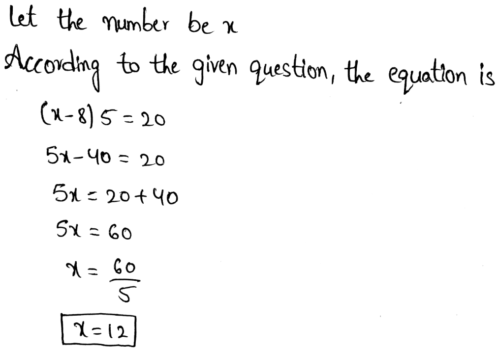 Analyze And Solve Linear Equations Page 111 Exercise 6 Answer