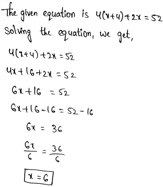 Analyze And Solve Linear Equations Page 149 Exercise 1 Answer