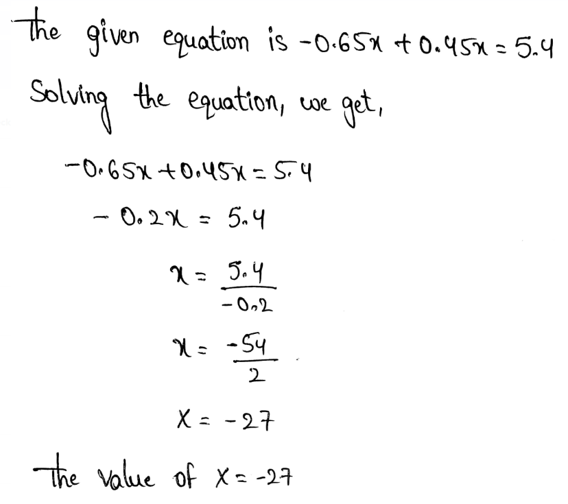 Analyze And Solve Linear Equations Page 89 Exercise 8 Answer
