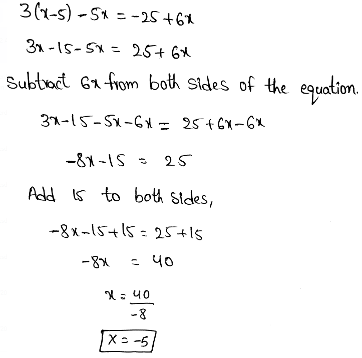 Analyze And Solve Linear Equations Page 98 Exercise 1 Answer