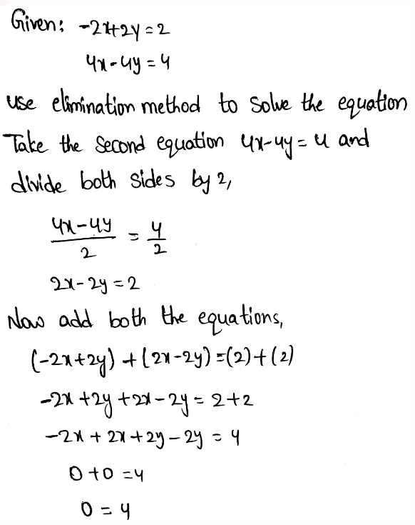 Analyze And Solve Systems Of Linear Equations Page 290 Exercise 1 Answer Image