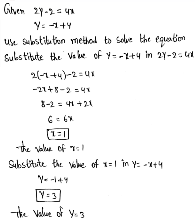 Analyze And Solve Systems Of Linear Equations Page 290 Exercise 4 Answer