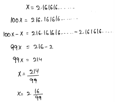 Real Numbers Page 12 Exercise 15 Answer