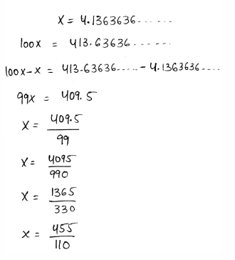 Real Numbers Page 9 Exercise 3 Answer