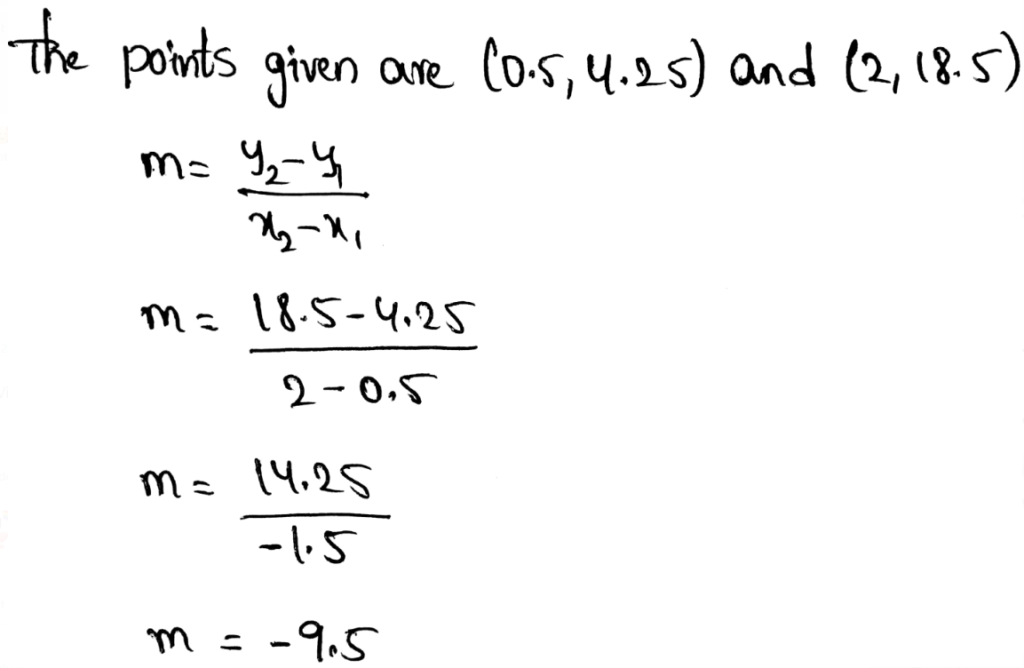 Use Functions To Model Relationships Page 203 Exercise 1 Answer