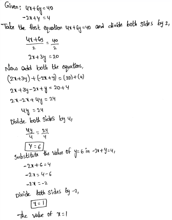 Analyze And Solve Systems Of Linear Equations Page 290 Exercise 2 Answer Image