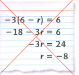 EnVisionmath 2.0 Accelerated Grade 7, Volume 1, Student Edition, Chapter 6.3 Solve Equations Using the Distributive Property Page 348 Exercise 14.