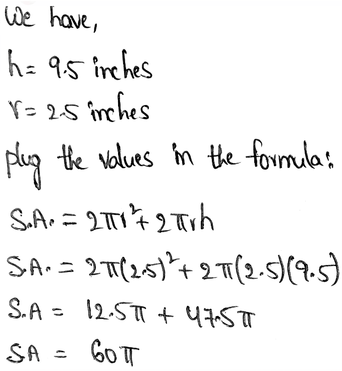 Solve Problems Involving Surface Area And Volume Page 418 Try It Answer