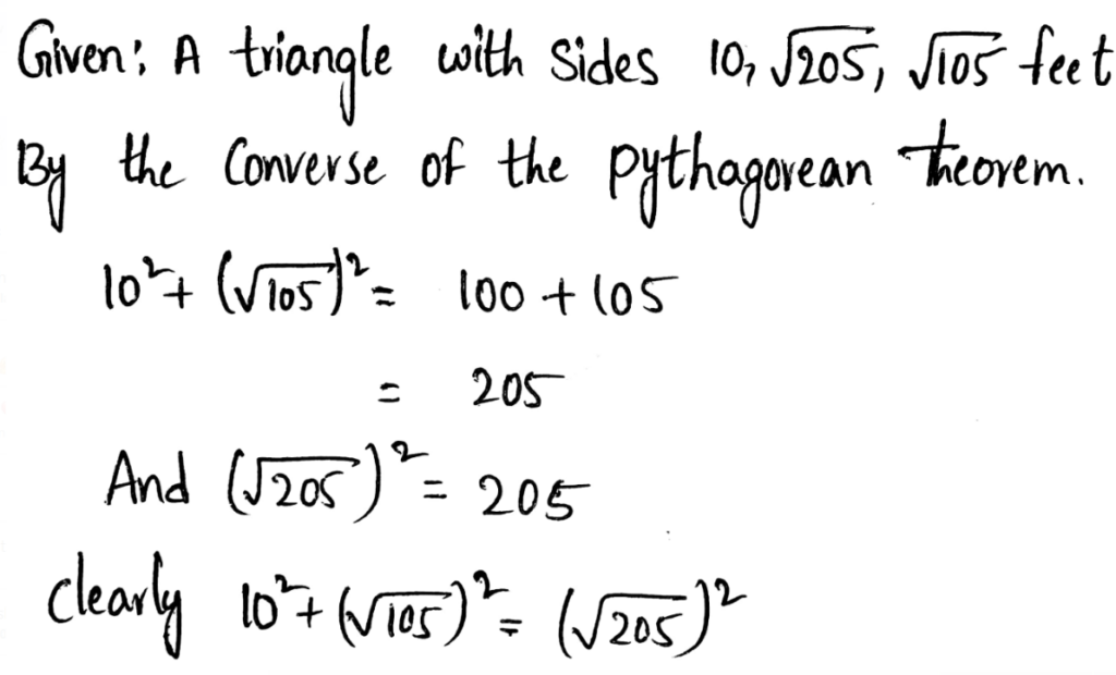 Understand And Apply The Pythagorean Theorem Page 389 Try It Answer