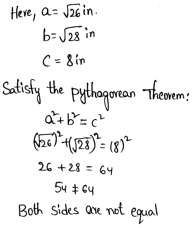 Understand And Apply The Pythagorean Theorem Page 390 Exercise 5 Answer Image